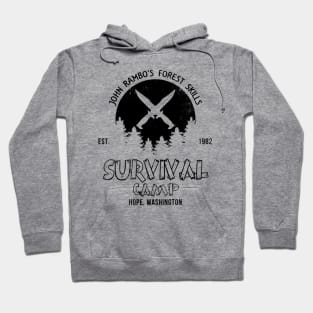 John Rambo Forest Skills Survival Camp First Blood Hoodie